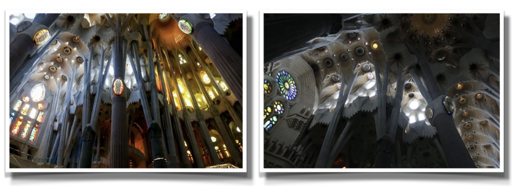 Sagrada-familia_interior_kolaz